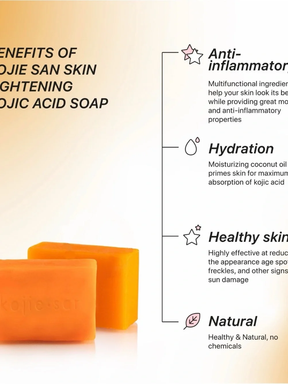 Kojie San Skin Lightening Soap Classic Twin Pack 65g x 2